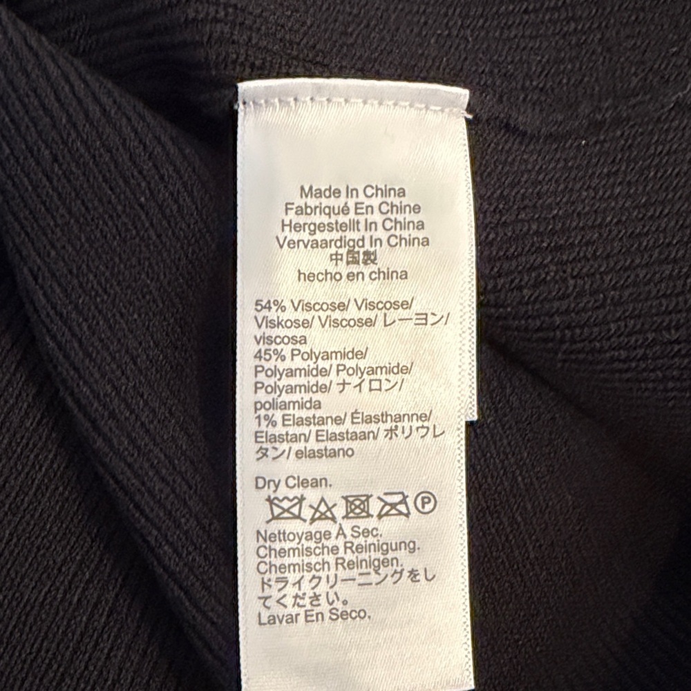 NWT J. Crew Black Sheath Dress Size Medium - Picture 7 of 7